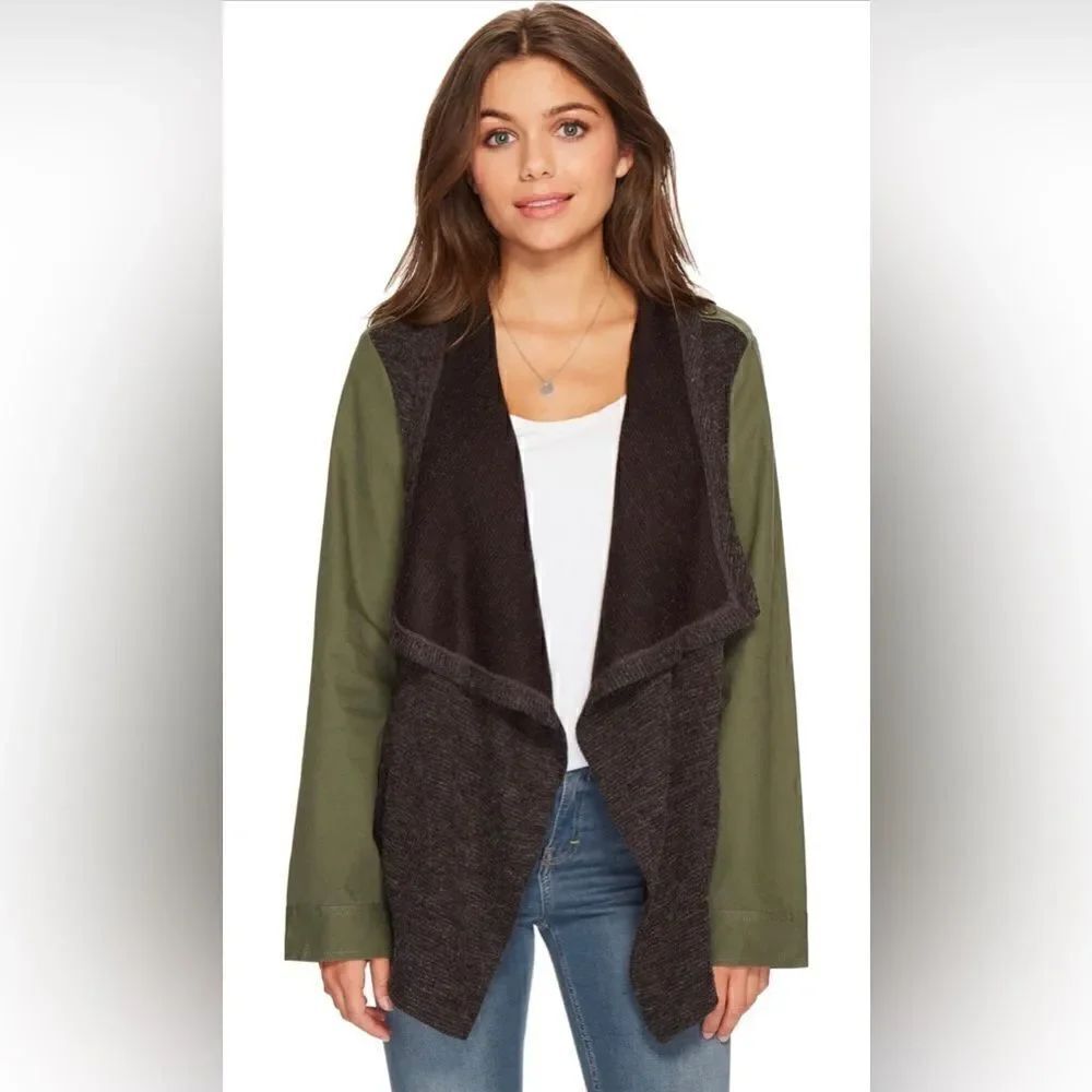 Jack by BB Dakota Women's Lakani Cotton Twill Drape Jacket